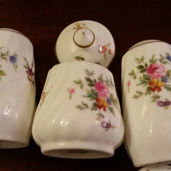 5 Minton "MARLOW" pieces (4 S&Ps + 1 mustard jar) - Picture 8 of 10
